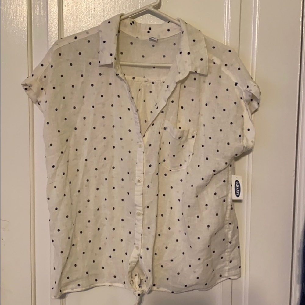 Short sleeve button down shirt